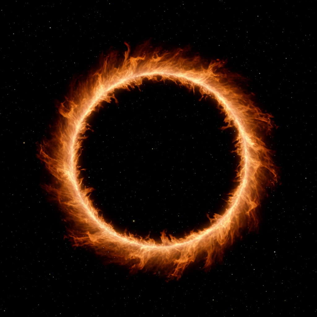 The Hollowing Circle — an annular eclipse, the centre gone